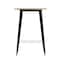 Flash Furniture 30 RD Bar Top Table Brown Poly Top/Black Frame JJ-T14623H-76-BRBK-GG - alternate 4